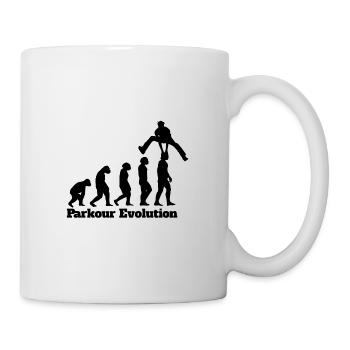 Parkour Sport Freerunning Entwicklung - Tasse - Weiß - Rechts