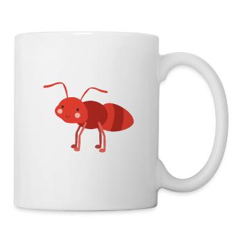 Ameise - Tasse - Weiß - Rechts