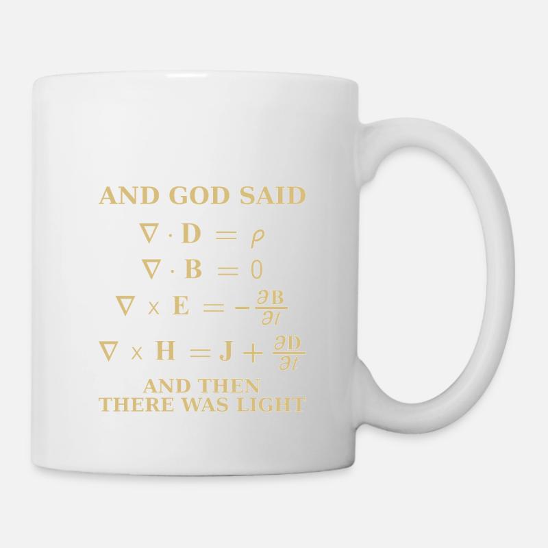 Maxwell equation - Mug - white