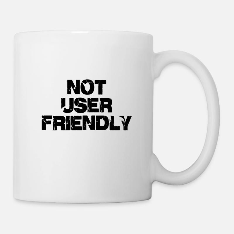 Pas convivial - Mug blanc - blanc