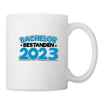 Bachelor 2023 Abschluss Promotion Sponsion - Tasse - Weiß - Rechts