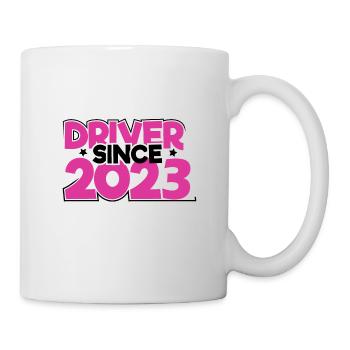 Driver's license 2023 driving test passed gift - Mug - white - Right