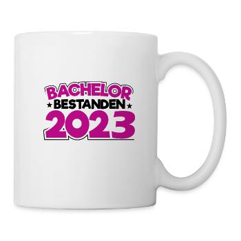 Bachelor 2023 Abschluss Promotion Sponsion - Tasse - Weiß - Rechts