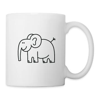 Anti-Zoo Four - Tasse - Weiß - Rechts