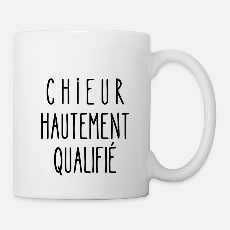 chieur hautement qualifié - Mug blanc - blanc