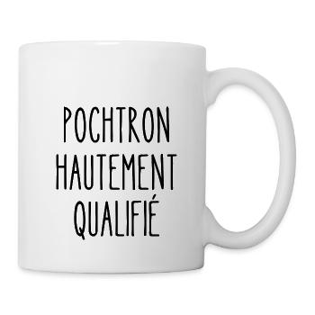 pochtron hautement qualifié - Mug blanc - blanc - Droite
