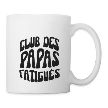 club des papas fatigués - Mug blanc - blanc - Droite