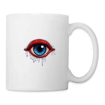 Halloween Auge - Tasse - Weiß - Rechts