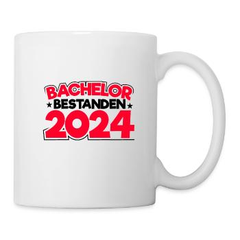 Bachelor 2024 Bachelorabschluss Absolvent Sponsion - Tasse - Weiß - Rechts