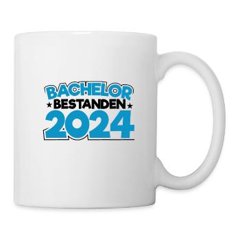 Bachelor 2024 Abschluss Promotion Sponsion - Tasse - Weiß - Rechts