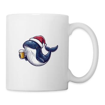 Wal Bier Xmas Weihnachten - Tasse - Weiß - Rechts