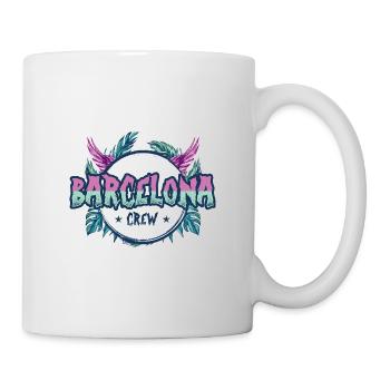 Équipage de Barcelone Coloré - Mug blanc - blanc - Droite