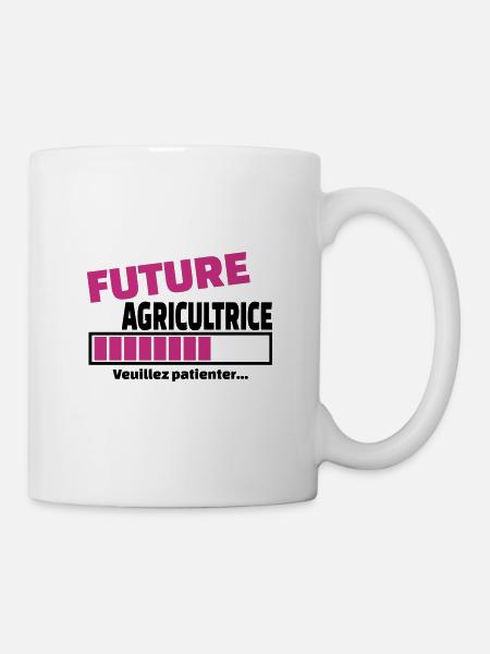 future agricultrice - Mug blanc - blanc