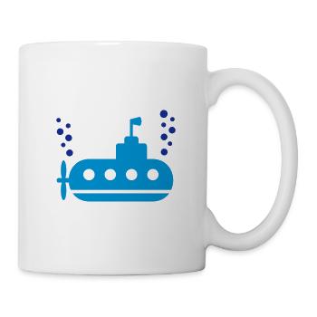 Sous-marin - Mug blanc - blanc - Droite