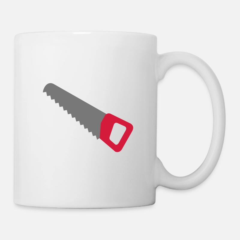 Säge - Tasse - Weiß