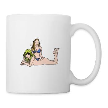 Sexy Girls Erotic Nude Women Fantasy Sex - Mug - white - Right