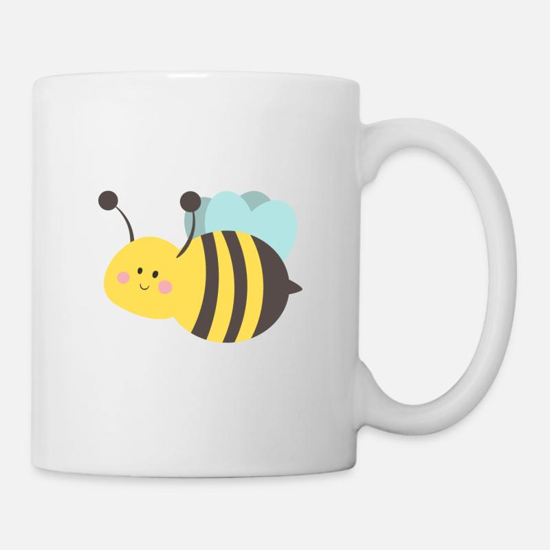 Biene - Tasse - Weiß