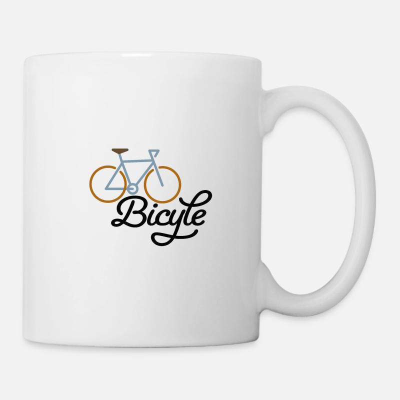 Balade à vélo - Mug blanc - blanc