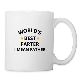 Funny Sayings Best Father Father's Day Dad Funny - Mug - white - Right
