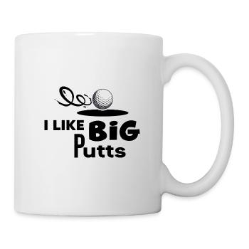 Golf Golfsport Golf-Putts Golfspieler Golfplatz - Tasse - Weiß - Rechts