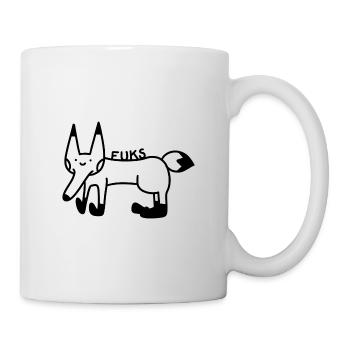 Anti-Zoo Fuks - Tasse - Weiß - Rechts