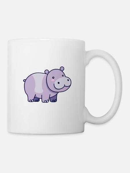 Hippopotamus - Mug - white
