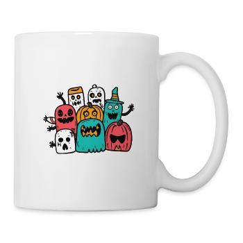 Halloween Party Figures - Mug - white - Right