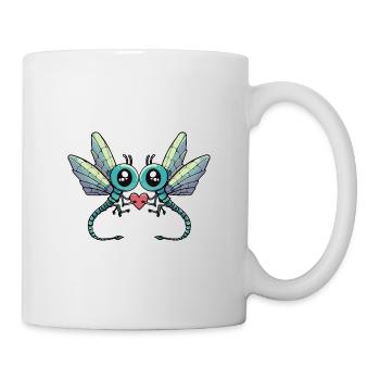 Dragonfly Couple Valentine's Day - Mug - white - Right
