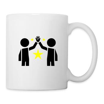 Freundschaft Beste Freunde - Tasse - Weiß - Rechts