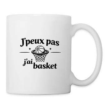I can't I have basketball – Humor sport basketball - Mug - white - Right