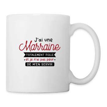 idée cadeau filleule/filleule humour - Mug blanc - blanc - Droite