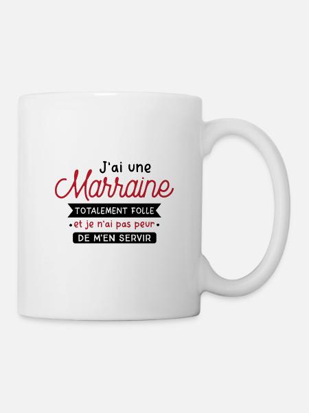 idée cadeau filleule/filleule humour - Mug blanc - blanc