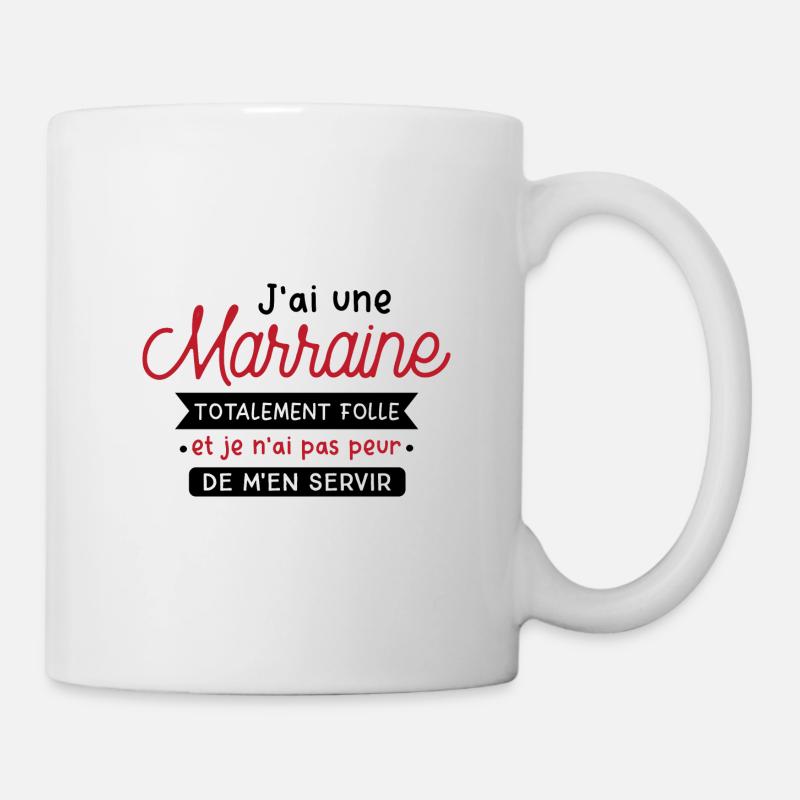idée cadeau filleule/filleule humour - Mug blanc - blanc