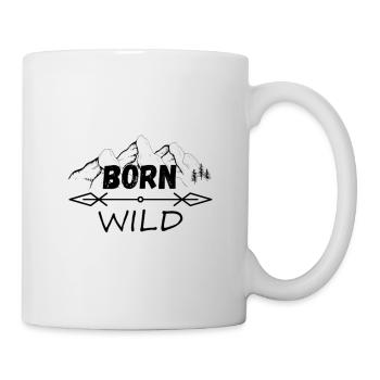 Born Wild - Mug blanc - blanc - Droite