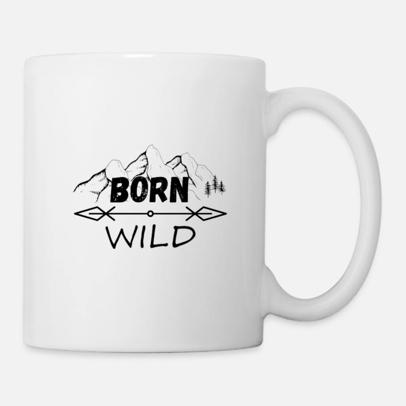 Born Wild - Mug blanc - blanc