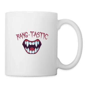 Vampire Fangs Shirt: Halloween Vampire Tshirt - Mug blanc - blanc - Droite