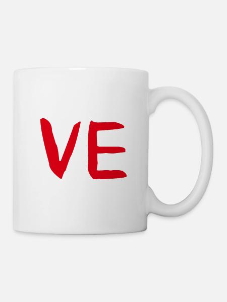 Love Partnerlook - Tasse - Weiß