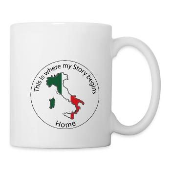 This is where my story begins - Italy - Mug - white - Right