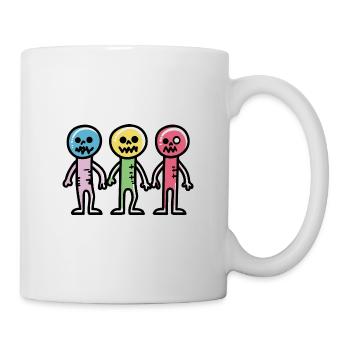 Zombies Halloween Funny Team - Mug - white - Right