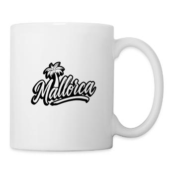 Palmiers lettrage de Majorque - Mug blanc - blanc - Droite
