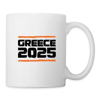 Vacances Grèce 2025 - Mug blanc - blanc - Droite