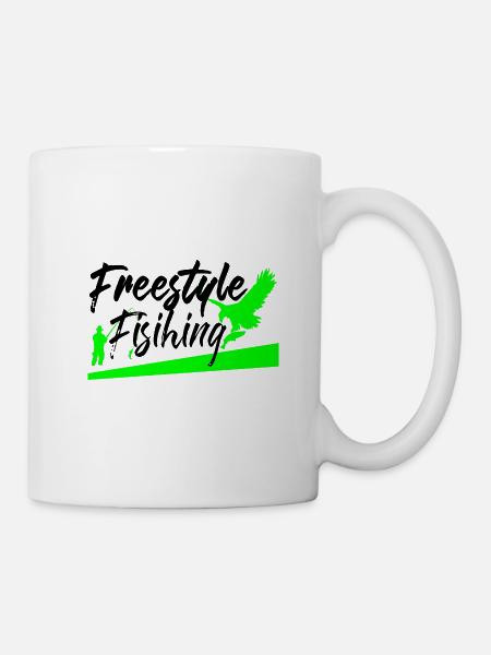 fishing fishing freestyle gift idea - Mug - white