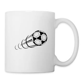 Fußball, Ball, Soccer, Football, Schuss, Tor - Mug blanc - blanc - Droite