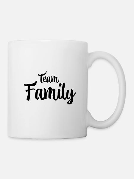 Team family - Tasse - Weiß