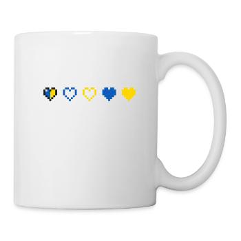 Ukrainian Heartbeat - Tasse - Weiß - Rechts