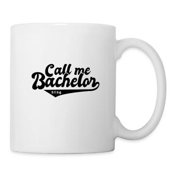 Bachelor 2024 Abschluss Promotion Sponsion - Tasse - Weiß - Rechts