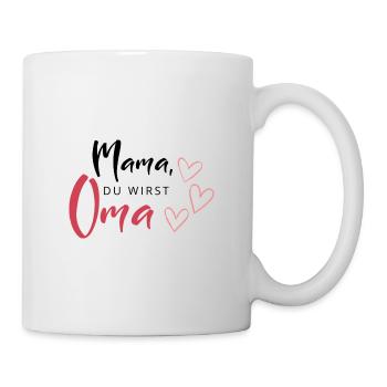 Mama wird Oma Tasse - Tasse - Weiß - Rechts