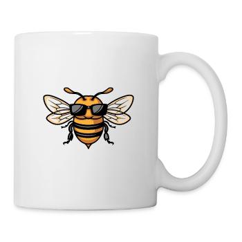 Biene Tier - Tasse - Weiß - Rechts