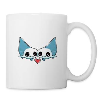 Rays Love Couples Saint-Valentin - Mug blanc - blanc - Droite