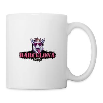 Barcelone 2025 Alpaga - Mug blanc - blanc - Droite